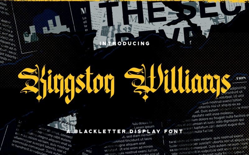 Kingston Williams - Blackletter 字体