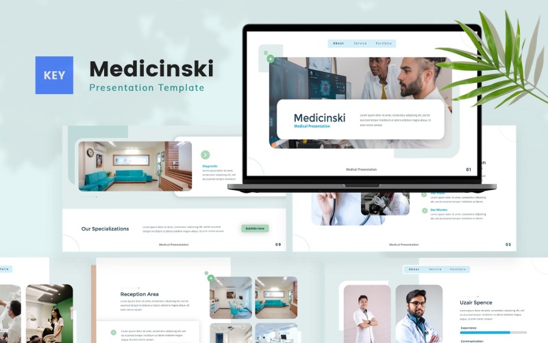Medicinski - Medische keynote-sjabloon