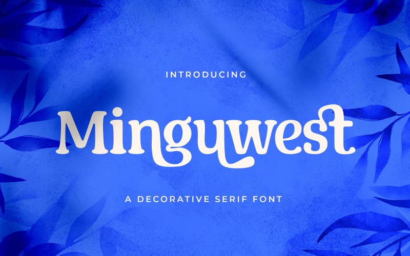 Minguest - Dekorativt Serif-teckensnitt
