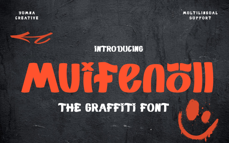 Muifenoll - Graffiti-Schriftart