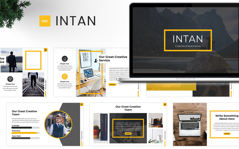 Intan - Creative Google Slides