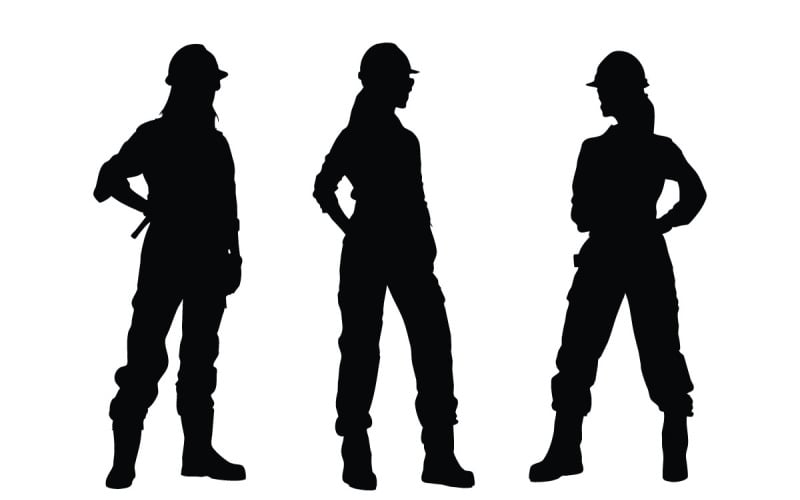 Collezione silhouette muratore femminile