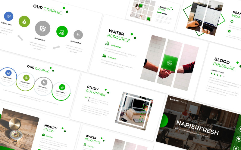 Napier Fresh Powerpoint Template