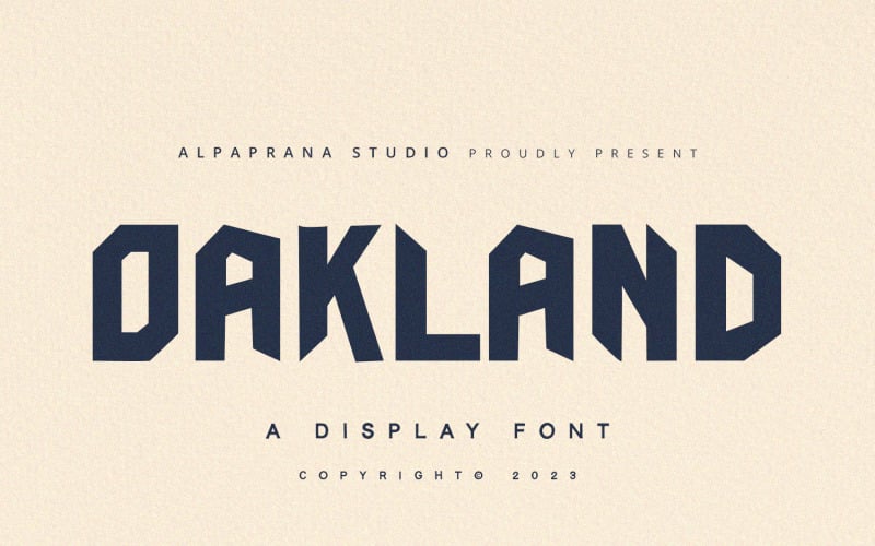 Oakland - Modern Display Font