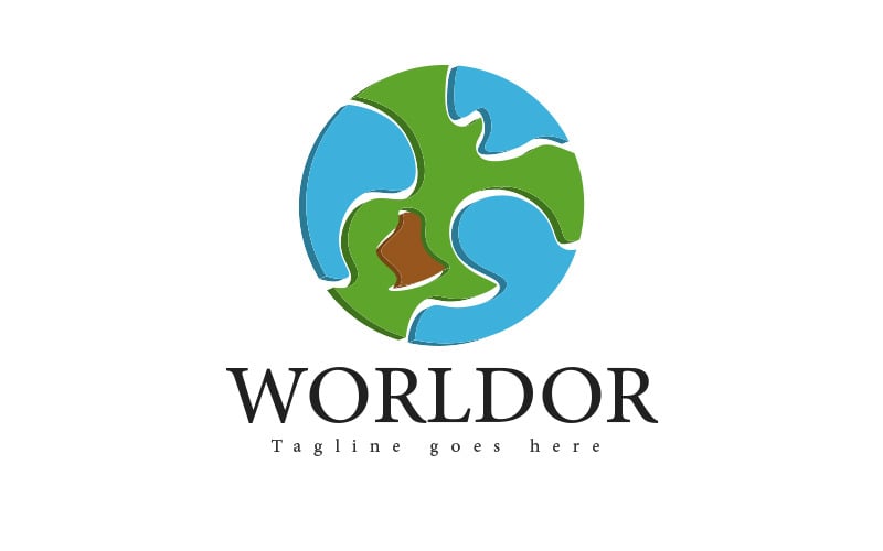 Creative World (3D) logotypdesign