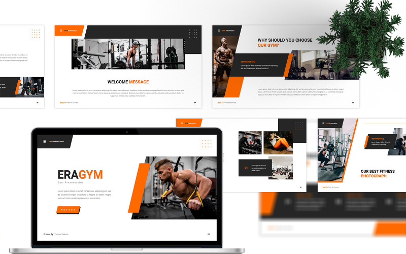 Eragym – Fitnessstudio-Keynote-Vorlage