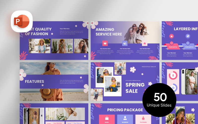 Spring Sale Pitch Deck Presentationsmall