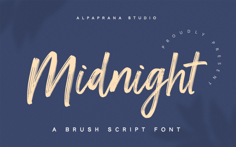 Medianoche Fuente Brush Script 336909 TemplateMonster