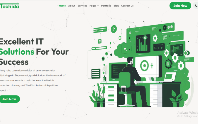 AI Artificial Robotics Html Templates - TemplateMonster