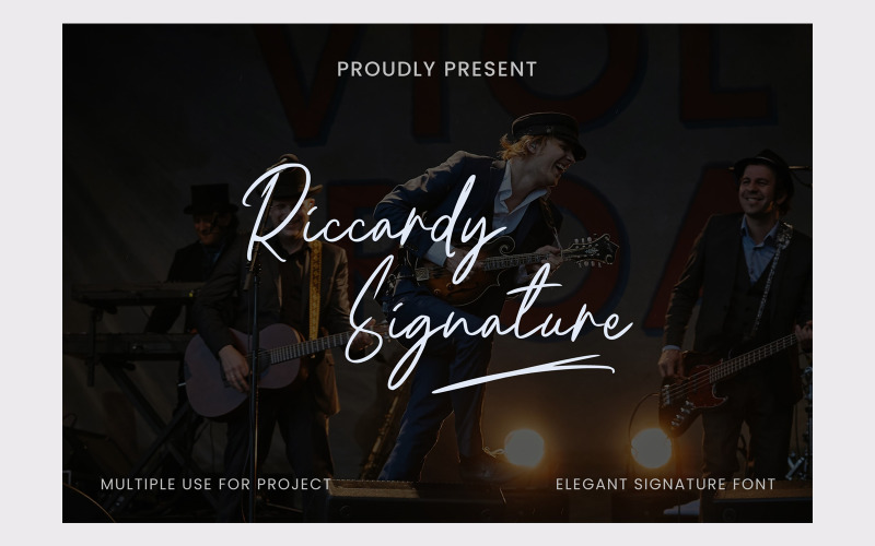 Teckensnitt - Riccardy Signature