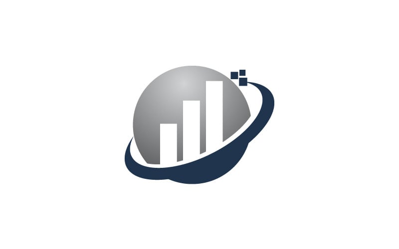 Modèle de conception de logo d'optimisation d'entreprise