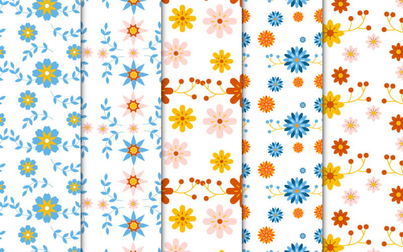 Floral pattern and background bundle