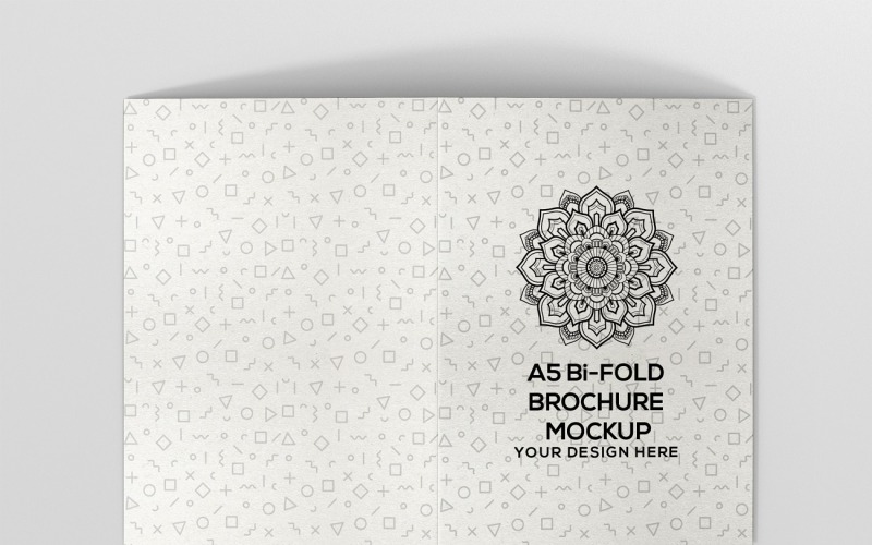 Folleto - Maqueta de folleto de doble pliegue A5 8
