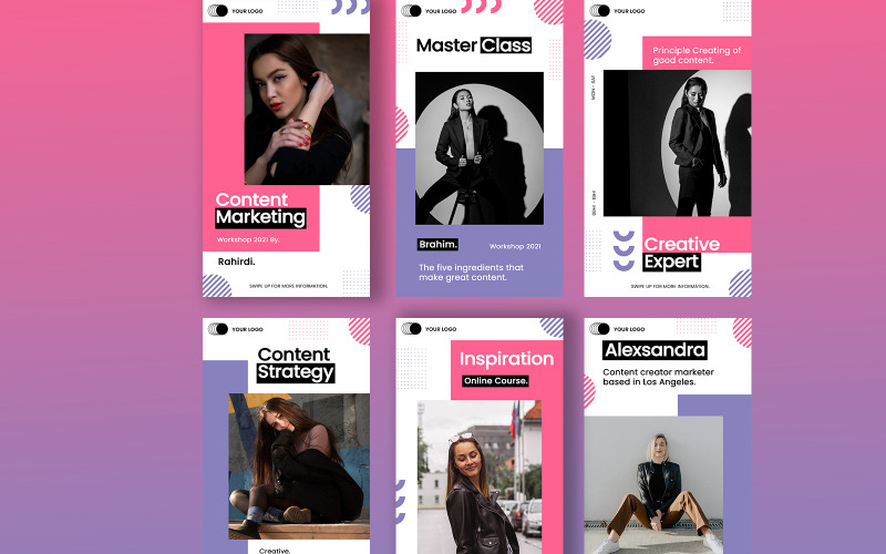 Контент Креативные истории Instagram Vol.1