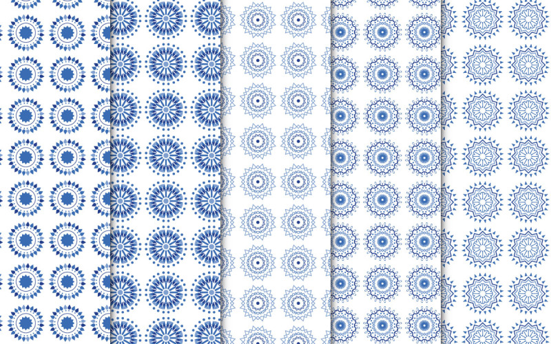 Minimale decoratiebundel met bloemenpatroon