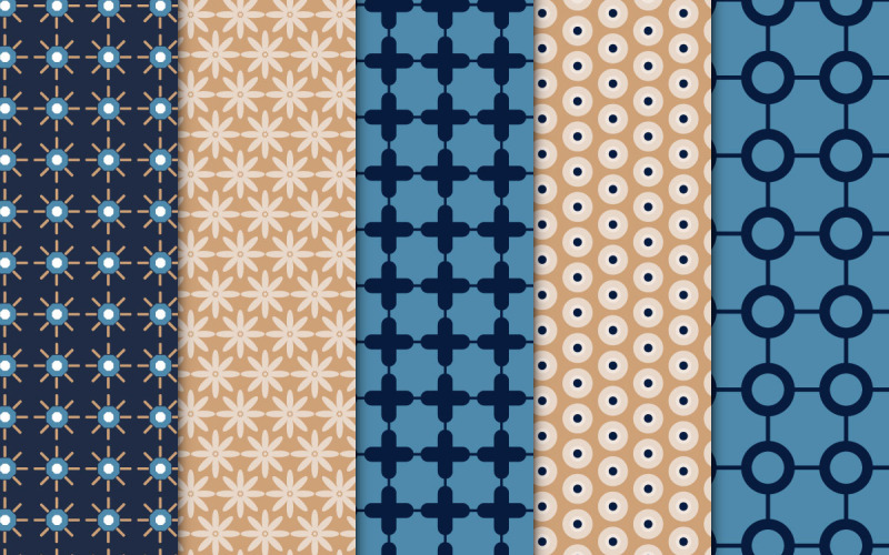 Motivo in tessuto con forme geometriche