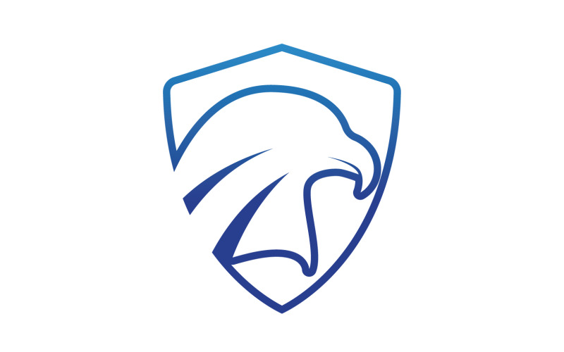 Голова орла Логотип Векторный icon Вектор шаблона v7
