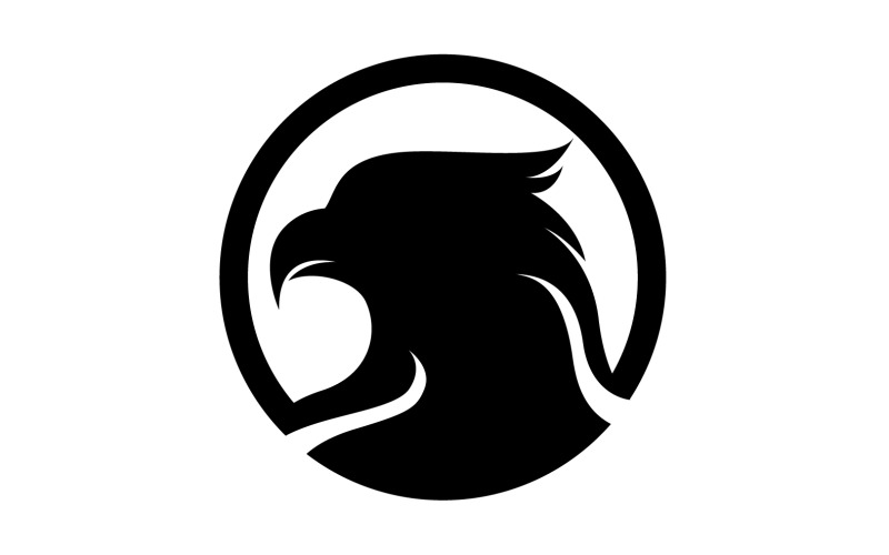 Orlí hlava Logo Vector icon Šablona vektor v22