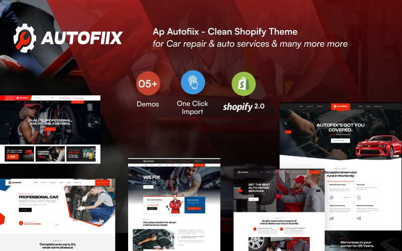 Ap Autofiix - Araba Tamiri ve Oto Servisleri Shopify Teması