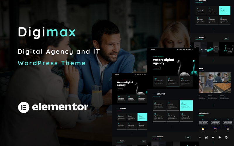 Digimax - Digital Agency and IT Solution WordPress Theme