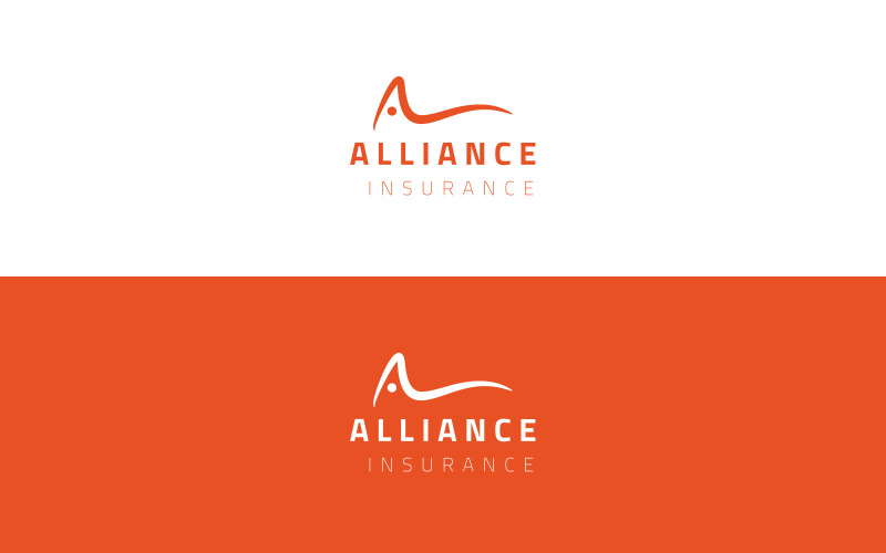 Шаблон дизайна логотипа Alliance Insurance