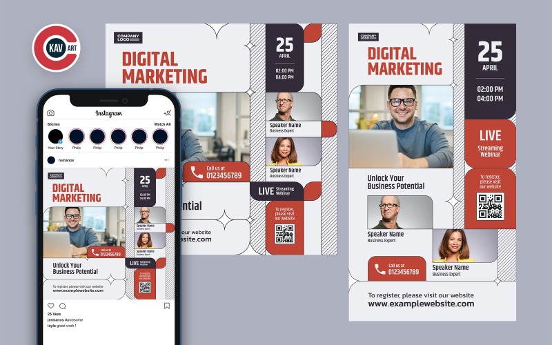 Banner de webinar de marketing digital - 00017