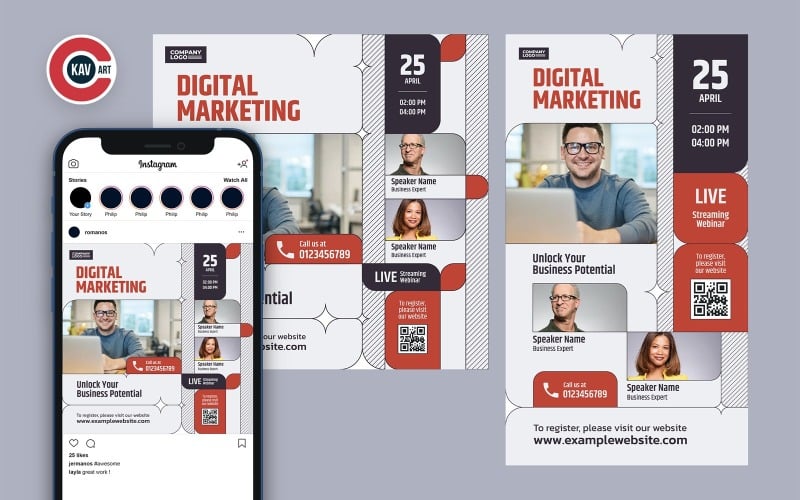 Webinar-Banner für digitales Marketing – 00017