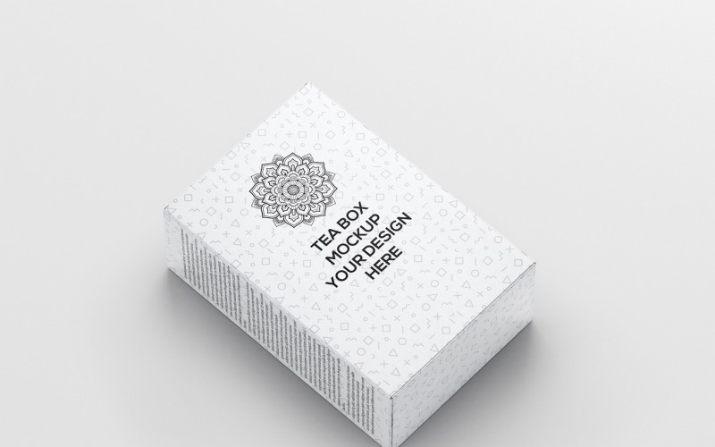 Box Packaging - Tea Box Packaging Mockup