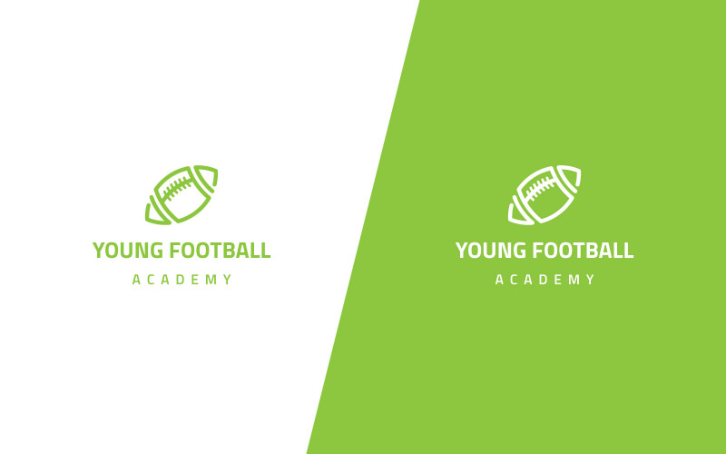 Logo sjabloon voor Young Foodball Academy