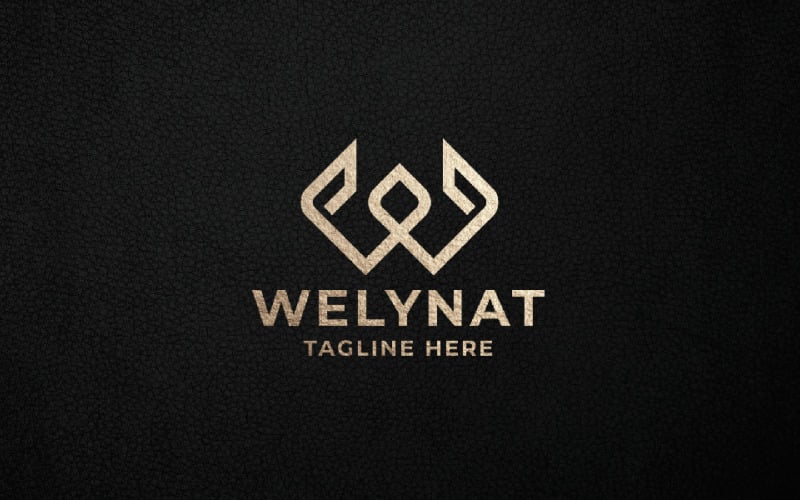 Modèle de logo Welynat Letter W Pro
