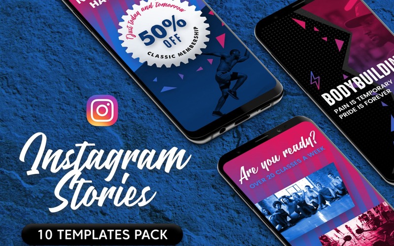 Historias de Instagram - Gimnasio y Fitness