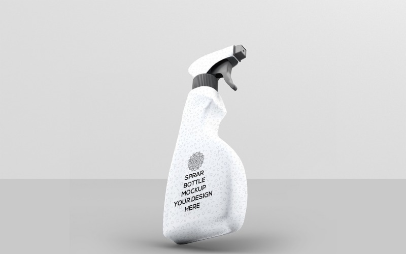 Botella rociadora - Maqueta de botella rociadora de limpieza 4
