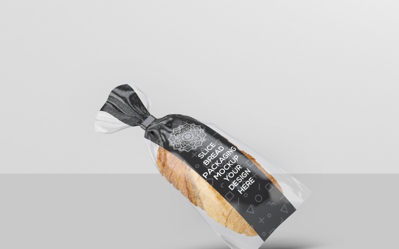 Bread Slice Bread Packaging Mockup 5 TemplateMonster