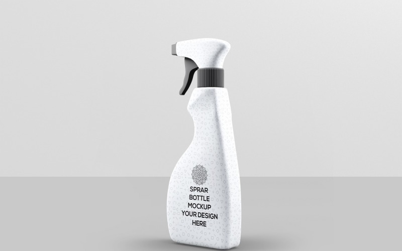 Бутылка с распылителем - Мокап бутылки с распылителем для очистки 2