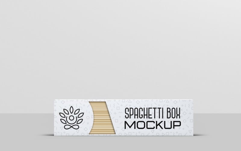 Spaghetti - makieta pudełka spaghetti