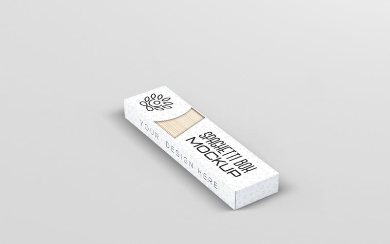 Spaghetti - Spaghetti Box Mockup 6 #338027 - TemplateMonster