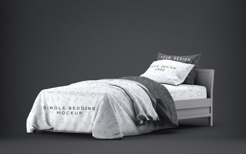 Bett – Einzelbett-Modell 2
