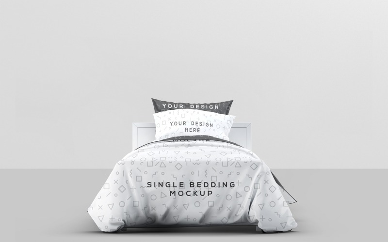 Bett – Modell für Einzelbettwäsche