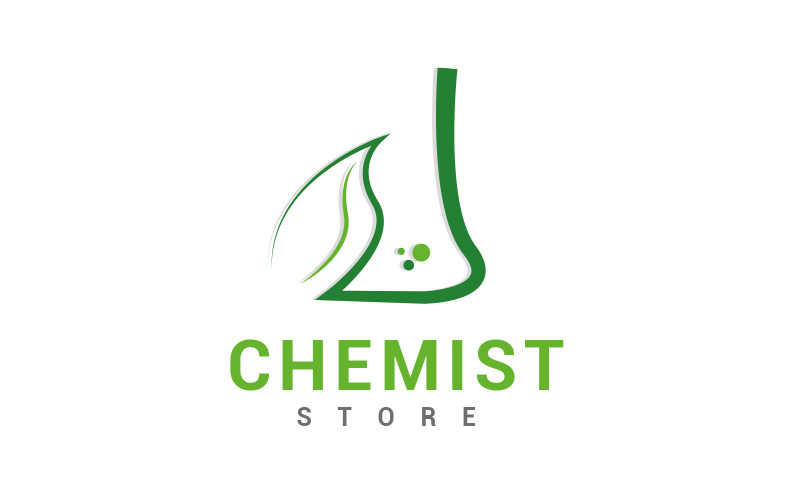Création de logo 3d créatif chimiste