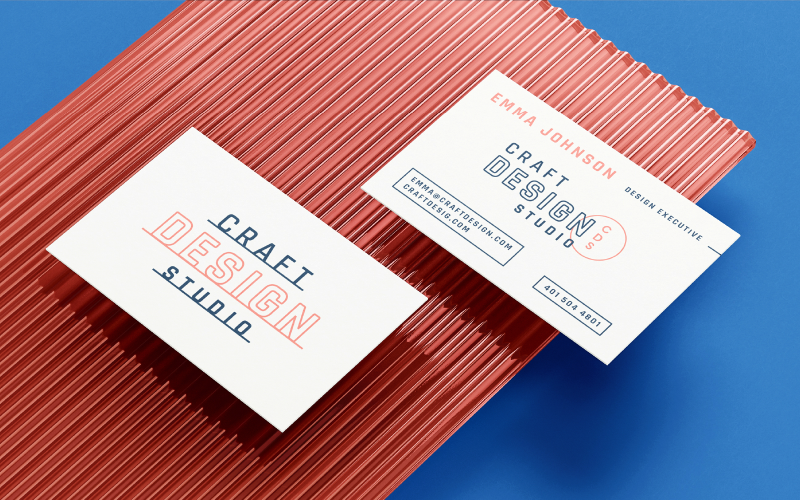 Design per biglietti da visita in stile classico - modello di identità aziendale