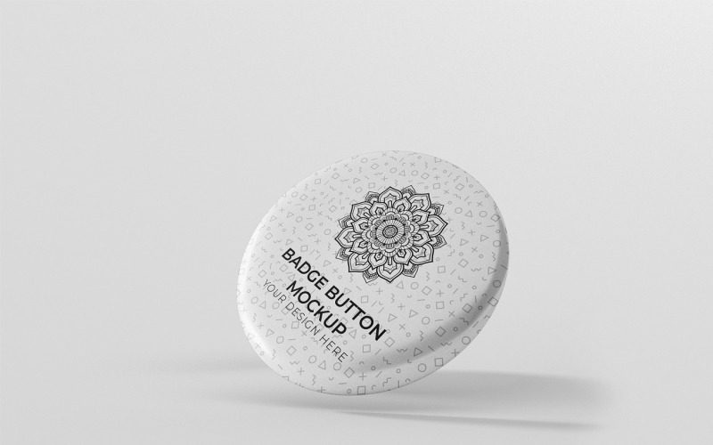 Distintivo - Mockup di pulsante badge