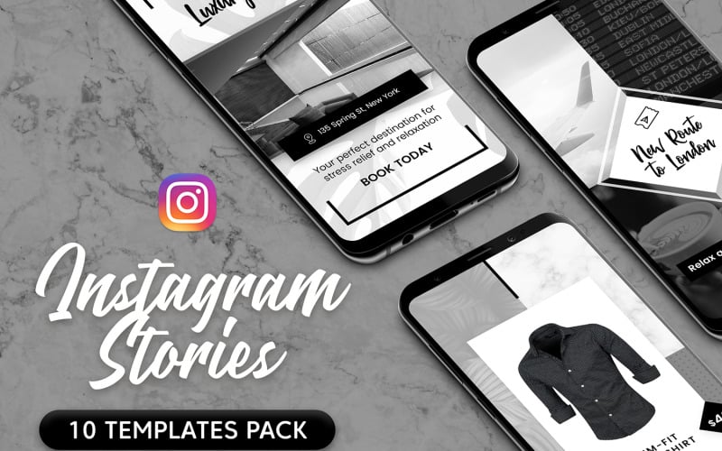 Instagram-történetek divat- és luxusüzletek számára