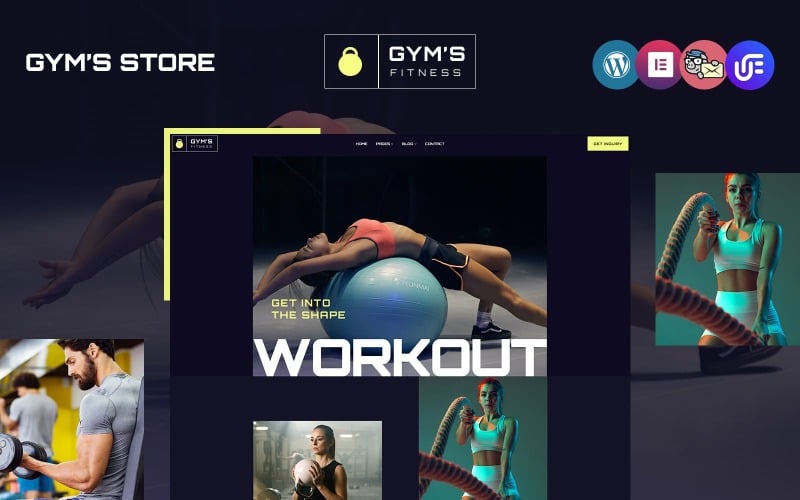 Gym's  - Gym And Fitness WordPress Elementor Theme