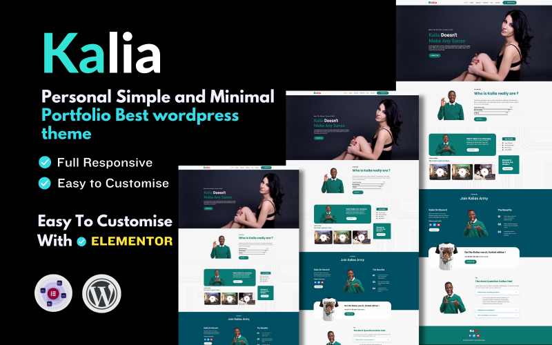 Téma Wordpress pro tvůrce obsahu a streamerů Kalia