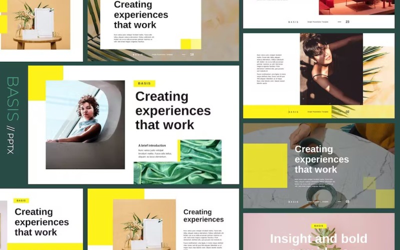 BASIS — nowoczesny i kreatywny szablon Powerpoint