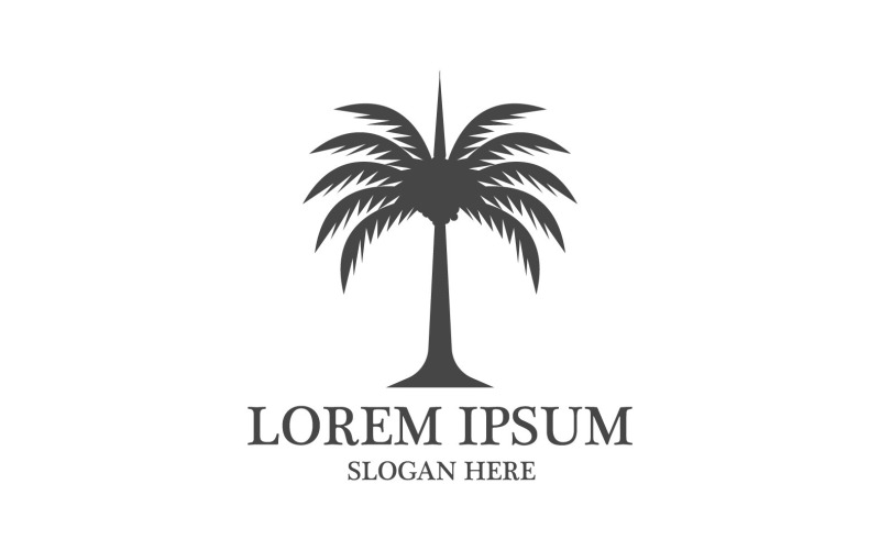 Datum boom logo vector illustratie sjabloon v11