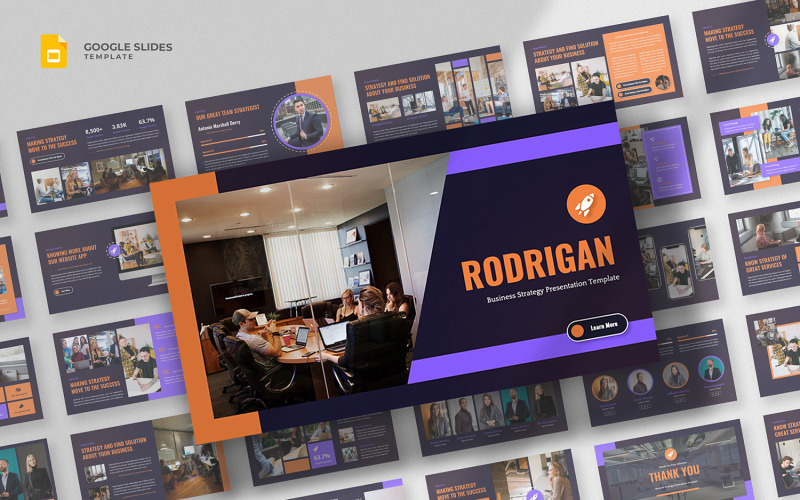 Rodrigan - İş Stratejisi Google Slayt Şablonu