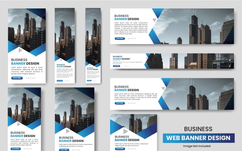 Web banner template Set, Horizontal header web banner, cover header  vector  background