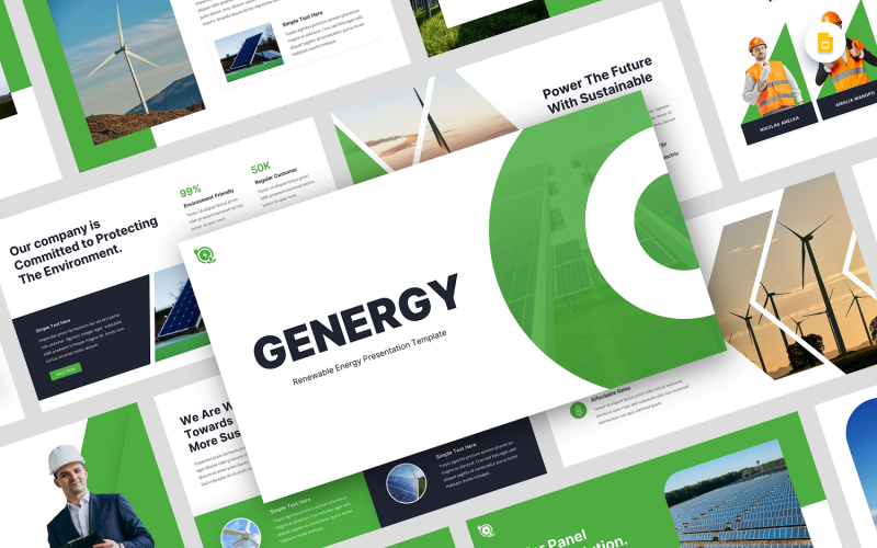 Genergy – Megújuló energia Google Diasablon
