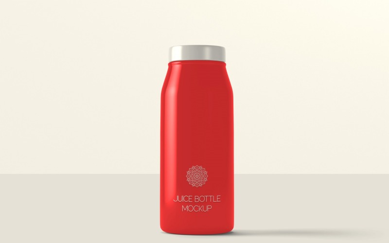 Glasflasche – Saftflaschen-Attrappe